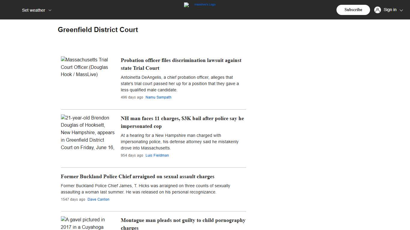 greenfield district court - masslive.com